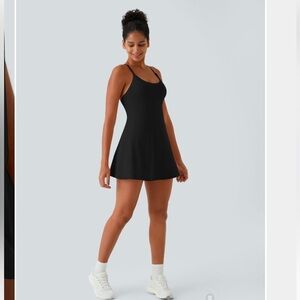 Halara easy peasy black dress 2x NWOT